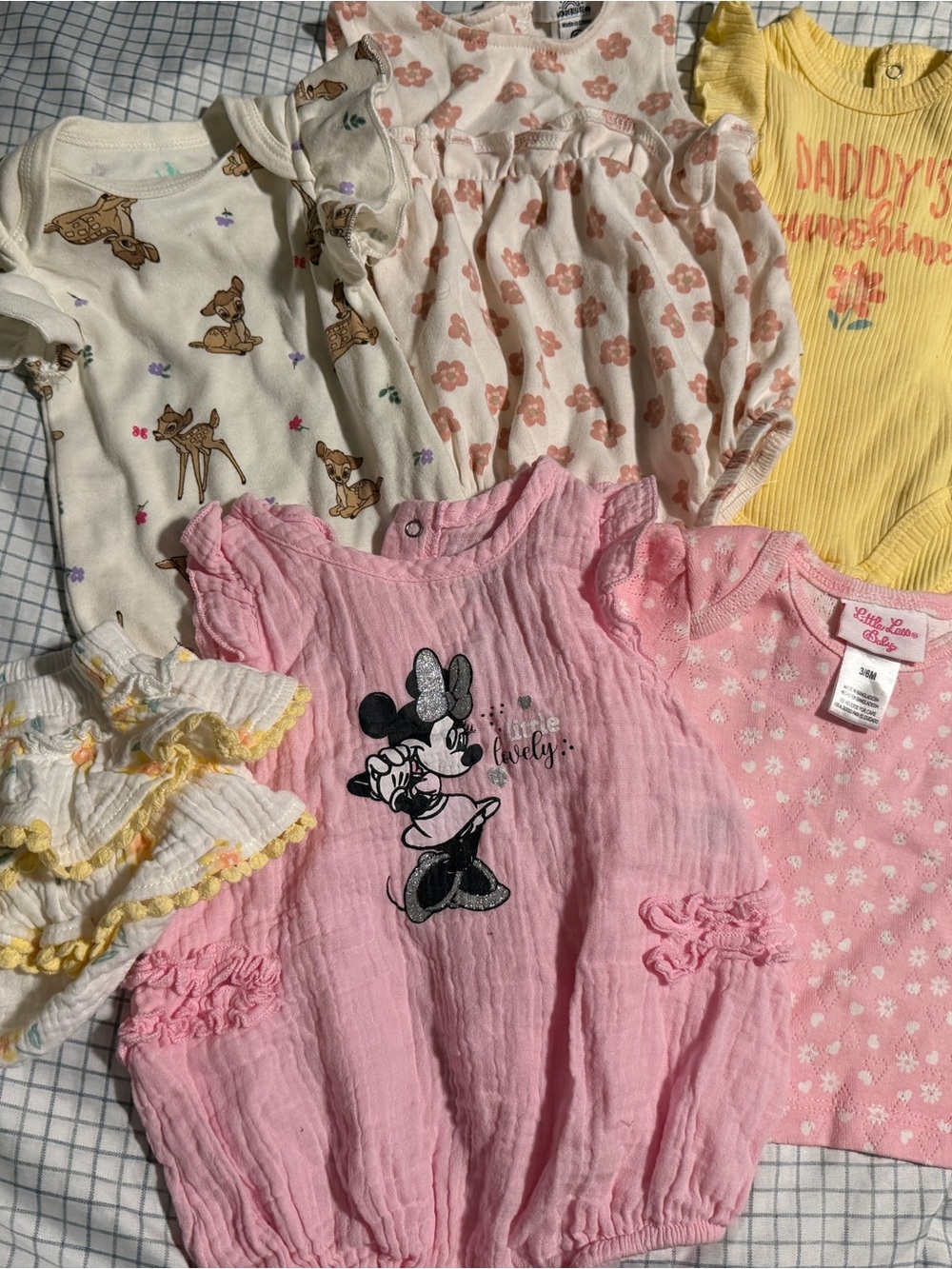 Baby girl assorted and bodysuit bundle